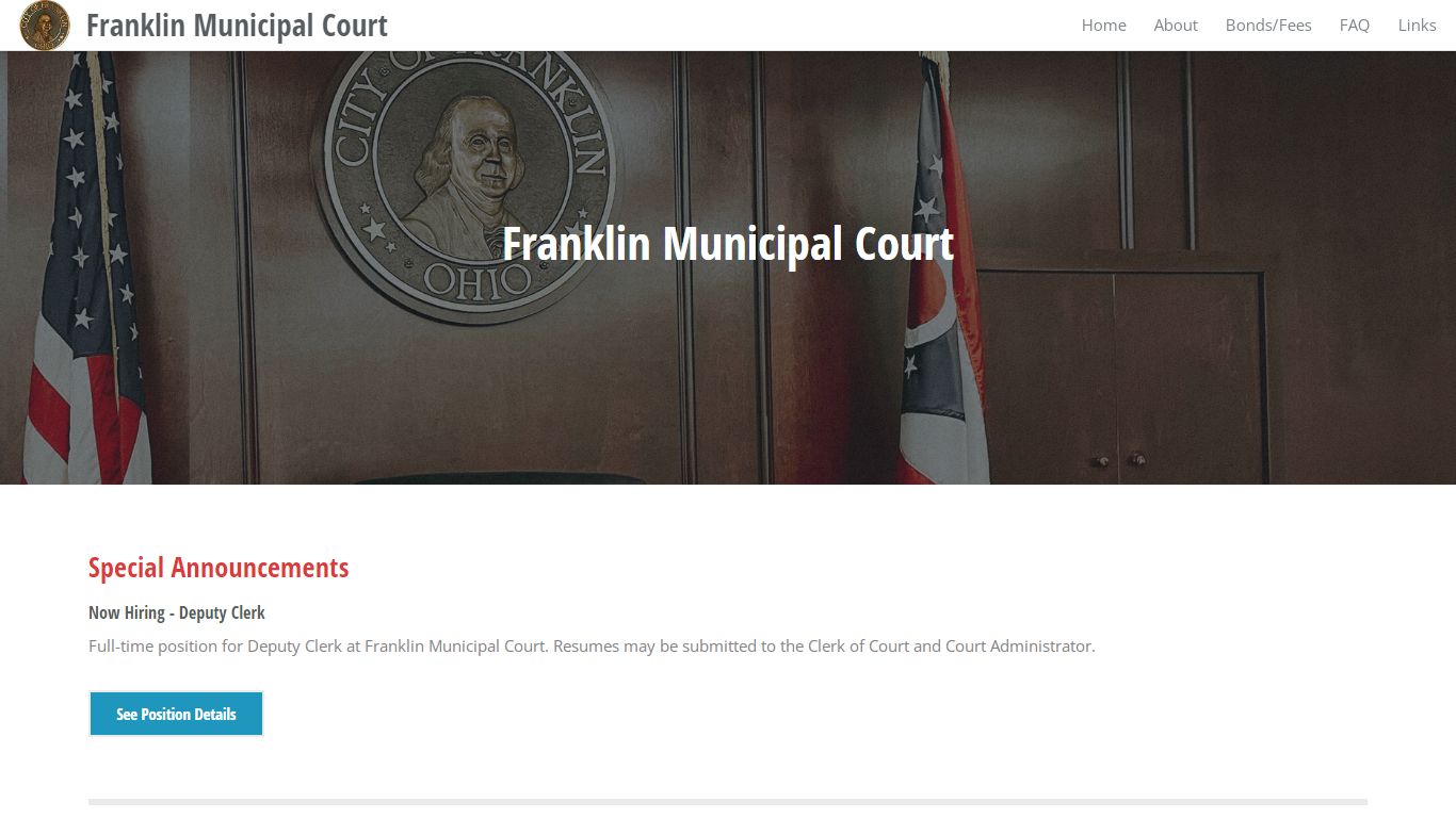 Franklin Municipal Court - Franklin, Ohio